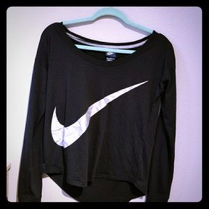 Nike long sleeve swoosh t-shirt